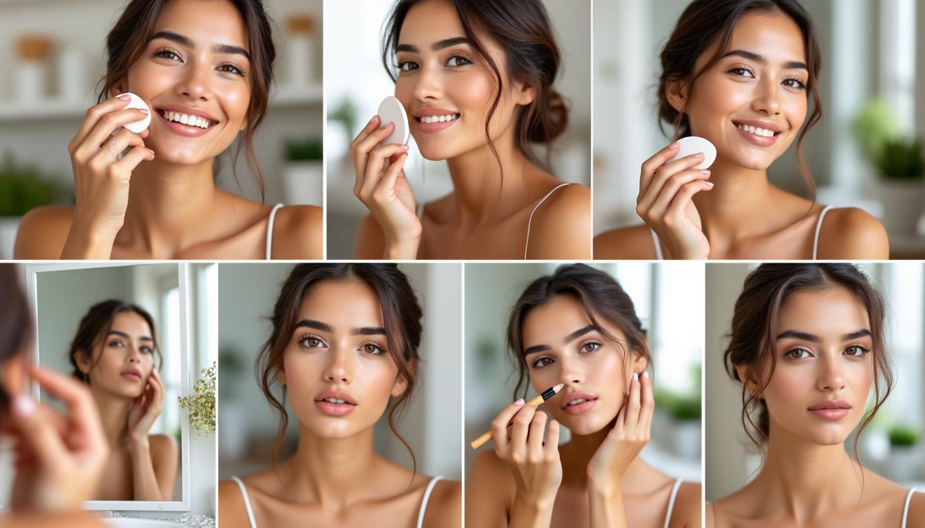 Quelles sont les étapes d’un maquillage naturel ? 10 découvrez les étapes essentielles pour réaliser un maquillage naturel : astuces, produits à utiliser et conseils pour un résultat frais et lumineux au quotidien.